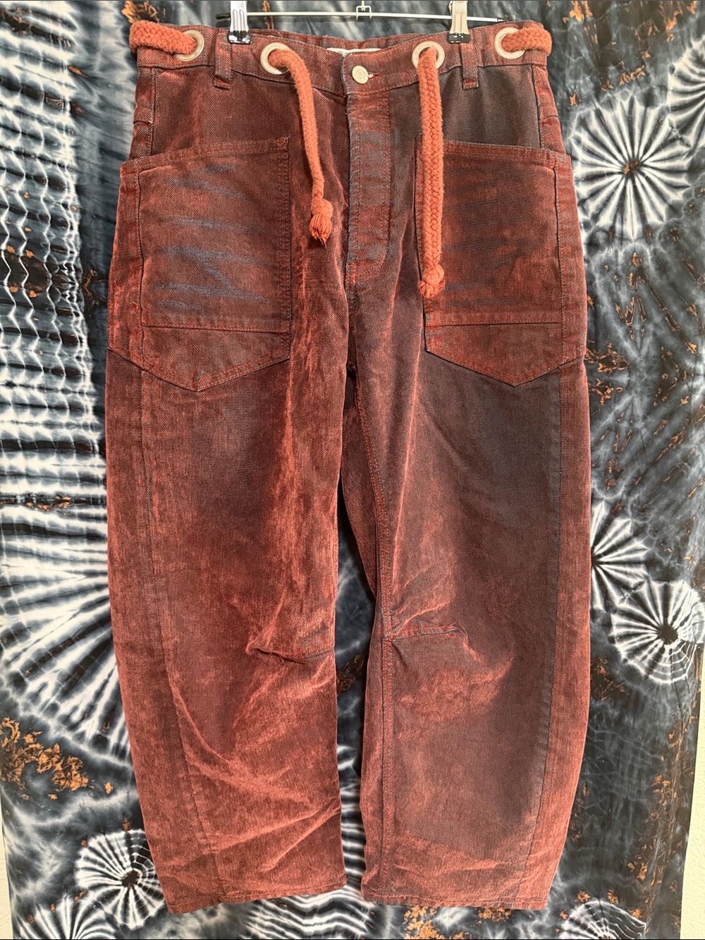Free People Flocked Moxie Jeans!!!! Chili!!!🌶️